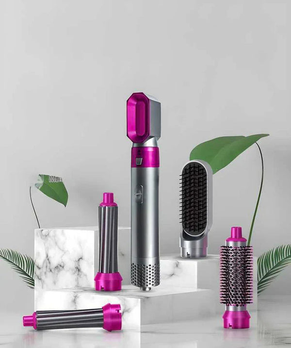 Grabone™ 5 in 1 Hot Air Styler Hair Dryer Comb Multifunctional Styling Tool for Curly Hair