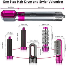 Grabone™ 5 in 1 Hot Air Styler Hair Dryer Comb Multifunctional Styling Tool for Curly Hair