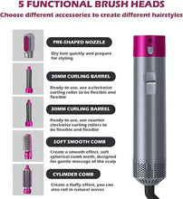 Grabone™ 5 in 1 Hot Air Styler Hair Dryer Comb Multifunctional Styling Tool for Curly Hair