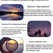 Polarized, UV Protection, Riding Glasses, Toughened Glass Lens